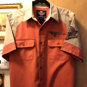 Harley-Davidson Two Pocket Casual/Dress Work Shirt